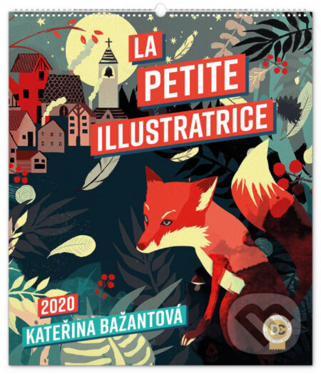 Nástěnný kalendář La Petite Illustratrice  2020 - Kateřina Bažantová, Presco Group, 2019