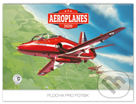 Nástěnný kalendář Aeroplanes 2020 - Jaroslav Velc, Presco Group, 2019