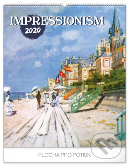 Nástěnný kalendář Impressionism 2020, Presco Group, 2019
