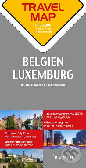 Belgien / Luxemburg 1:300 000, MAIRDUMONT, 2019