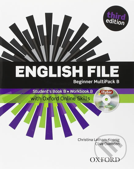 Kniha: English File - Beginner - Multipack B with Oxford Online Skills (Christina Latham-Koenig a Clive Oxenden). Oxford University Press, 2015 Kniha: English File - Beginner - Multipack B with Oxford Online Skills (Christina Latham-Koenig a Clive Oxenden). Oxford University Press, 2015