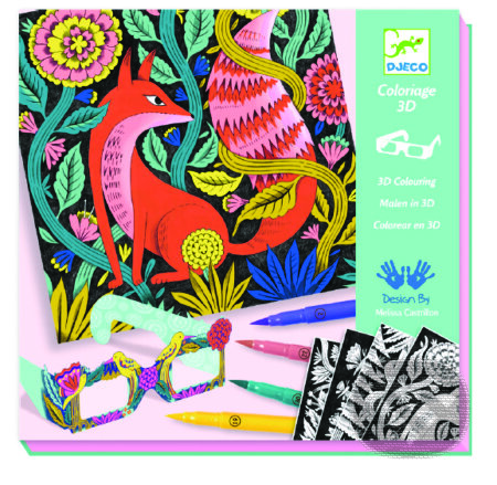 3D Vyfarbovanie fixkami – Fantastický les (Djeco). Djeco, 2019 3D Vyfarbovanie fixkami – Fantastický les (Djeco). Djeco, 2019