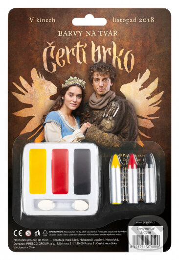 Barvy na obličej Čertí brko (Presco Group). Presco Group, 2018 Barvy na obličej Čertí brko (Presco Group). Presco Group, 2018