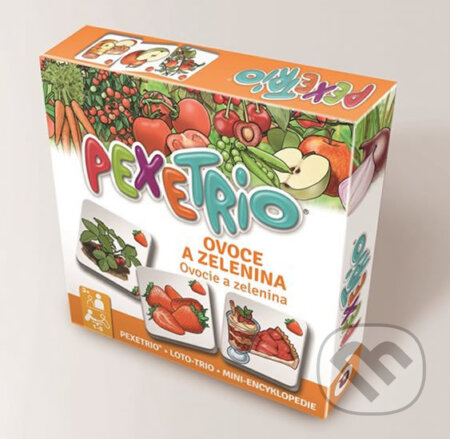 Společenská hra: Pexetrio - Ovoce a zelenina (Betexa). Betexa, 2017 Společenská hra: Pexetrio - Ovoce a zelenina (Betexa). Betexa, 2017