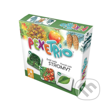 Společenská hra: Pexetrio - Znáš naše stromy? (Betexa). Betexa, 2017 Společenská hra: Pexetrio - Znáš naše stromy? (Betexa). Betexa, 2017
