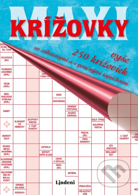 Kniha: MAXI krížovky 5 (Lindeni). Lindeni, 2019 Kniha: MAXI krížovky 5 (Lindeni). Lindeni, 2019