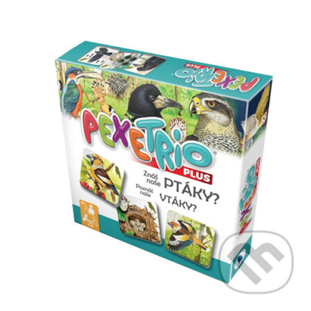 Společenská hra: Pexetrio - Znáš naše ptáky? (Betexa). Betexa, 2017 Společenská hra: Pexetrio - Znáš naše ptáky? (Betexa). Betexa, 2017