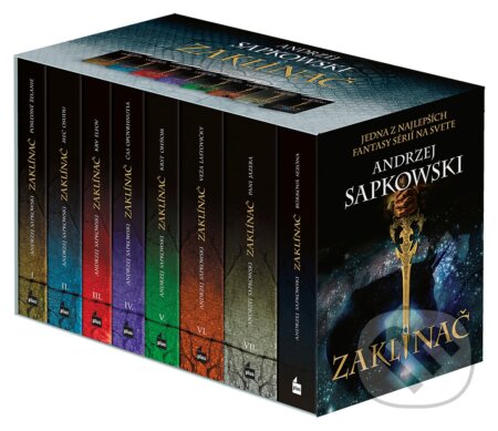 Kniha: Zaklínač (8-dielny BOX) (Andrzej Sapkowski), 2019 Kniha: Zaklínač (8-dielny BOX) (Andrzej Sapkowski), 2019