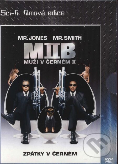 Film: Muži v čiernom 2 - žánrová edícia (Barry Sonnenfeld) (DVD). Bonton Film, 2002 Film: Muži v čiernom 2 - žánrová edícia (Barry Sonnenfeld) (DVD). Bonton Film, 2002