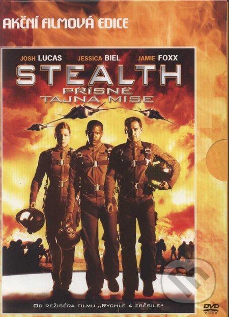 Film: Stealth: Prísne tajná misia - žánrová edícia (Rob Cohen) (DVD). Bonton Film, 2005 Film: Stealth: Prísne tajná misia - žánrová edícia (Rob Cohen) (DVD). Bonton Film, 2005