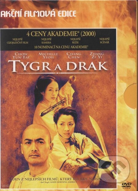 Film: Tiger a drak - žánrová edícia (Ang Lee) (DVD). Bonton Film, 2000 Film: Tiger a drak - žánrová edícia (Ang Lee) (DVD). Bonton Film, 2000