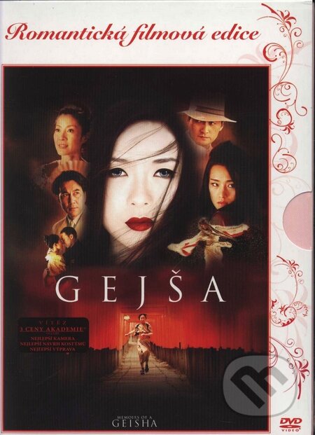 Film: Gejša - žánrová edícia (Rob Marshall) (DVD). Bonton Film, 2005 Film: Gejša - žánrová edícia (Rob Marshall) (DVD). Bonton Film, 2005