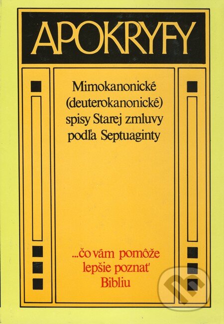 Kniha: Apokryfy (Tranoscius). Tranoscius, 1990 Kniha: Apokryfy (Tranoscius). Tranoscius, 1990