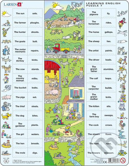 Puzzle: Learning English Puzzle 7 EN7 (Larsen). Larsen Puzzle: Learning English Puzzle 7 EN7 (Larsen). Larsen