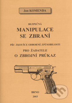 Kniha: Bezpečná manipulace se zbraní při zkoušce odborné způsobilosti pro žadatele o zbrojní průkaz (Jan Komenda). Jan Komenda, 2004 Kniha: Bezpečná manipulace se zbraní při zkoušce odborné způsobilosti pro žadatele o zbrojní průkaz (Jan Komenda). Jan Komenda, 2004