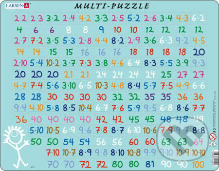 Puzzle: Násobilka AR1 (Larsen). Larsen Puzzle: Násobilka AR1 (Larsen). Larsen