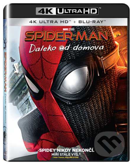 Film: Spider-Man: Daleko od domova Ultra HD Blu-ray (Jon Watts) (UltraHDBlu-ray). Bonton Film, 2019 Film: Spider-Man: Daleko od domova Ultra HD Blu-ray (Jon Watts) (UltraHDBlu-ray). Bonton Film, 2019
