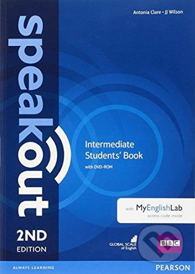 Kniha: Speakout - Intermediate - Students' Book w/ DVD-ROM/MyEnglishLab Pack (Antonia Clare). Pearson, 2016 Kniha: Speakout - Intermediate - Students' Book w/ DVD-ROM/MyEnglishLab Pack (Antonia Clare). Pearson, 2016