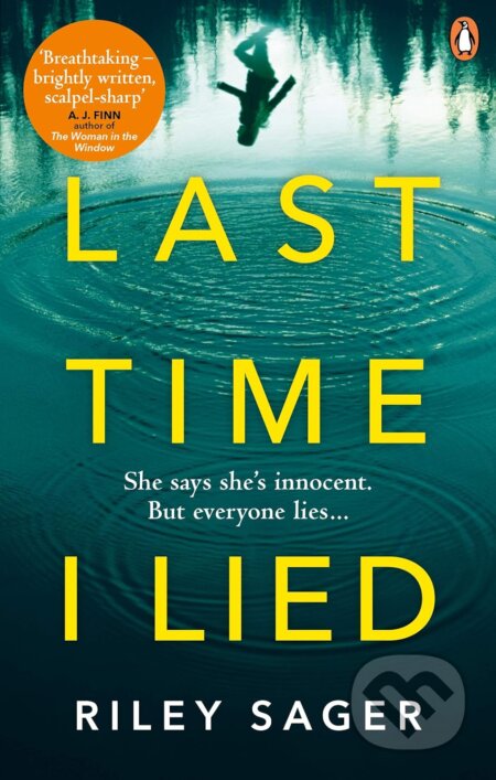 Kniha: Last Time I Lied (Riley Sager). Ebury, 2019 Kniha: Last Time I Lied (Riley Sager). Ebury, 2019