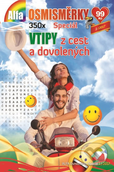 Kniha: Osmisměrky speciál 1/2017 - Vtipy z cest a dovolených (Alfasoft). Alfasoft, 2017 Kniha: Osmisměrky speciál 1/2017 - Vtipy z cest a dovolených (Alfasoft). Alfasoft, 2017
