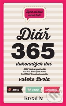 Kreativ – Diář 365 dokonalých dní, Vltava Labe Media, 2017