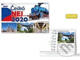 Česká NEJ - stolní kalendář 2020, MFP