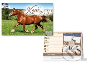 Koně - stolní kalendář 2020, MFP