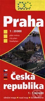 Praha 1:20 000 + Česká republika 1:1 000 000 (Žaket). Žaket, 2018 Praha 1:20 000 + Česká republika 1:1 000 000 (Žaket). Žaket, 2018