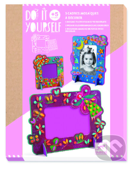 Spoločenská hra: DIY: Vytvor si fotorámiky z mozaiky - Víly (Djeco). Djeco, 2019 Spoločenská hra: DIY: Vytvor si fotorámiky z mozaiky - Víly (Djeco). Djeco, 2019