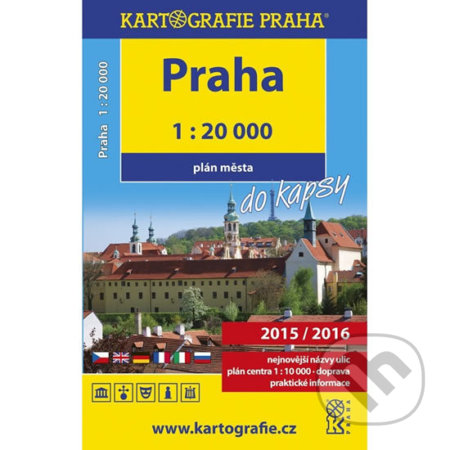 Praha do kapsy 1:20 000, Kartografie Praha, 2017