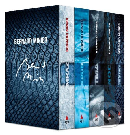 Kniha: 5 x Bernard Minier: Mráz, Kruh, Tma, Noc, Sestry (BOX) (Bernard Minier). XYZ, 2019 Kniha: 5 x Bernard Minier: Mráz, Kruh, Tma, Noc, Sestry (BOX) (Bernard Minier). XYZ, 2019