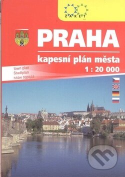 Kniha: Praha kapesní plán města (Žaket). Žaket, 2017 Kniha: Praha kapesní plán města (Žaket). Žaket, 2017
