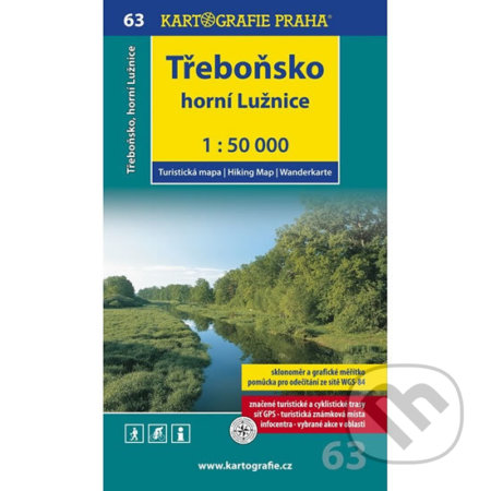 Třeboňsko, horní Lužnice 1:50 000 (Kartografie Praha). Kartografie Praha, 2015 Třeboňsko, horní Lužnice 1:50 000 (Kartografie Praha). Kartografie Praha, 2015