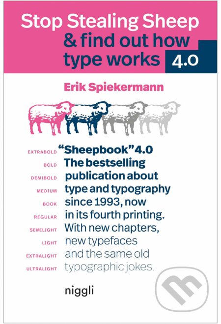 Kniha: Stop Stealing Sheep & Find Out How Type Works (Erik Spiekermann). Niggli, 2021 Kniha: Stop Stealing Sheep & Find Out How Type Works (Erik Spiekermann). Niggli, 2021