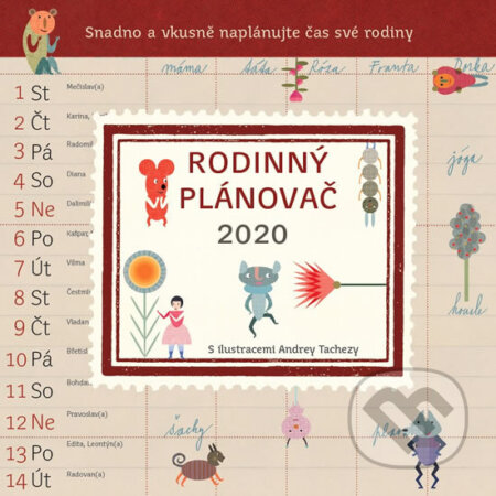 Rodinný plánovač 2020 (Andrea Tachezy). Scrumage, 2019 Rodinný plánovač 2020 (Andrea Tachezy). Scrumage, 2019