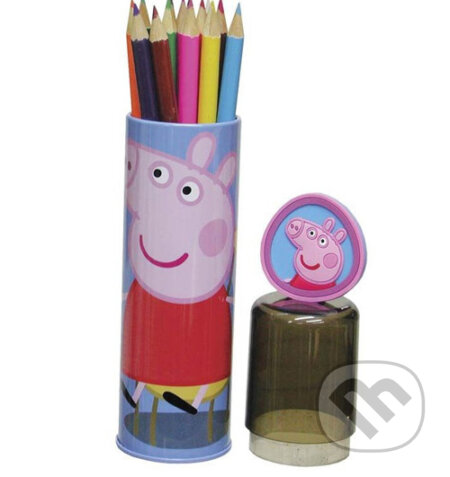 Pastelky Peppa Pig: Kovová tuba 15 kusov (). , 2015 Pastelky Peppa Pig: Kovová tuba 15 kusov (). , 2015
