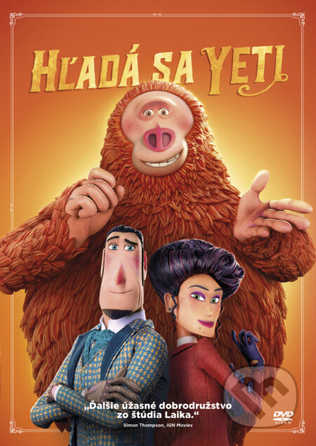 Film: Hľadá sa Yeti (Chris Butler) (DVD). Magicbox, 2019 Film: Hľadá sa Yeti (Chris Butler) (DVD). Magicbox, 2019