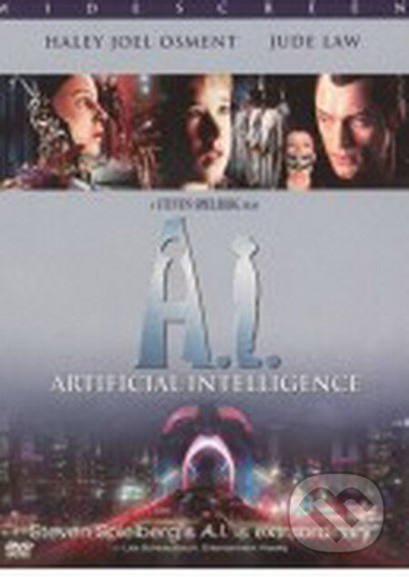 Film: A.I.Umelá inteligencia (Steven Spielberg) (DVD). Magicbox, 2001 Film: A.I.Umelá inteligencia (Steven Spielberg) (DVD). Magicbox, 2001