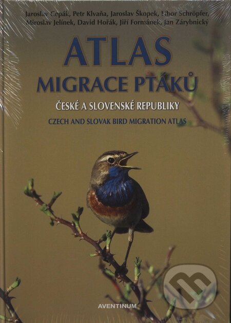 Kniha: Atlas migrace ptáků české a slovenské republiky (Jaroslav Cepák a kolektiv). Aventinum, 2008 Kniha: Atlas migrace ptáků české a slovenské republiky (Jaroslav Cepák a kolektiv). Aventinum, 2008