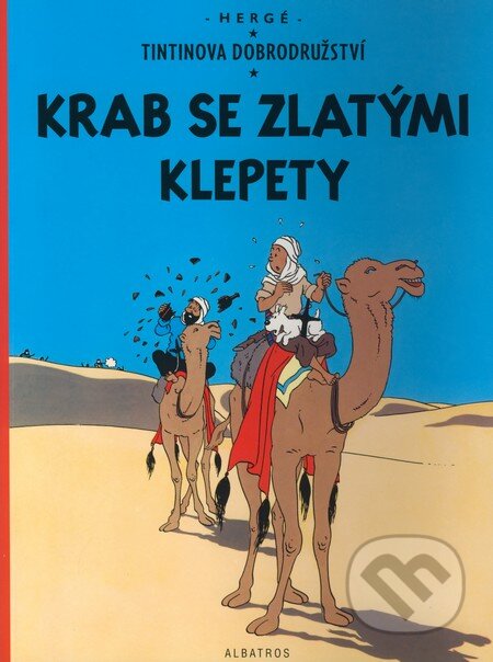 Kniha: Krab se zlatými klepety (Hergé). Albatros CZ, 2008 Kniha: Krab se zlatými klepety (Hergé). Albatros CZ, 2008