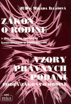 Kniha: Zákon o rodine a vzory právnych podaní (Milada Iliášová). Nová Práca, 2006 Kniha: Zákon o rodine a vzory právnych podaní (Milada Iliášová). Nová Práca, 2006
