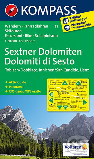 Kniha: Sextner Dolomiten/Dolomiti di Sesto - 58 GPS (Marco Polo). Marco Polo, 2014 Kniha: Sextner Dolomiten/Dolomiti di Sesto - 58 GPS (Marco Polo). Marco Polo, 2014