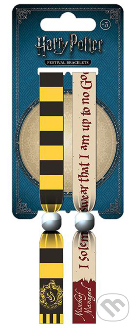 Festivalový náramok Harry Potter: Hufflepuff (Harry Potter). Harry Potter, 2018 Festivalový náramok Harry Potter: Hufflepuff (Harry Potter). Harry Potter, 2018