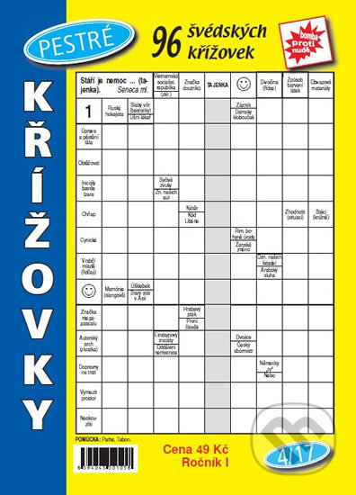 Kniha: Pestré křížovky 4/17 (Telpres). Telpres, 2017 Kniha: Pestré křížovky 4/17 (Telpres). Telpres, 2017