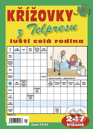 Kniha: Křížovky z Telpresu luští celá rodina 2/2018 (Telpres). Telpres, 2018 Kniha: Křížovky z Telpresu luští celá rodina 2/2018 (Telpres). Telpres, 2018