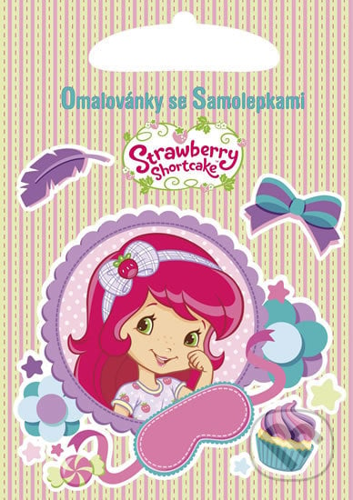 Strawberry: Omalovánky A5 se samolepkami, Akim, 2019