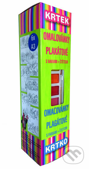 Krtek: Plakátové omalovánky + vodovky (Akim). Akim, 2017 Krtek: Plakátové omalovánky + vodovky (Akim). Akim, 2017