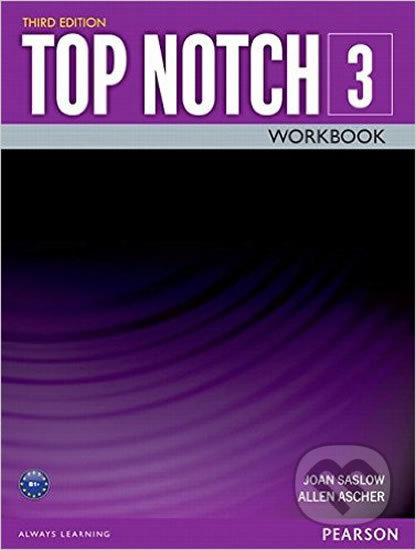 Kniha: Top Notch 3 - Workbook (Joan Saslow). Pearson, 2015 Kniha: Top Notch 3 - Workbook (Joan Saslow). Pearson, 2015
