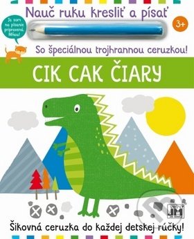 Kniha: Nauč ruku kresliť a písať: Cik cak čiary (Jiří Models). Jiří Models, 2019 Kniha: Nauč ruku kresliť a písať: Cik cak čiary (Jiří Models). Jiří Models, 2019