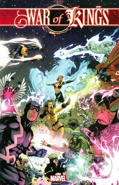 Kniha: War of Kings (Andy Lanning, Dan Abnett a Ed Brubaker). Marvel, 2016 Kniha: War of Kings (Andy Lanning, Dan Abnett a Ed Brubaker). Marvel, 2016